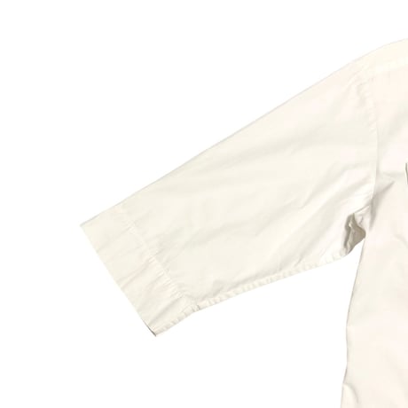 【USED】90's DRIES VAN NOTEN Boxy 3/4 Sleeve Cotton Blouse Made in Belgium