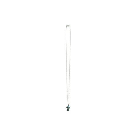 【BOOMBABA BOUTIQUE】(No.30) Sterling w/ Turquoise Pendant Necklace 925 sterling silver; turquoise