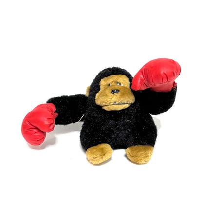 【USED】90's MARO-CASH BOXING GORILLA PLUSH TOY