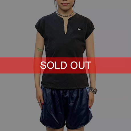 【USED】00's NIKE FRANCH SLEEVE TOP