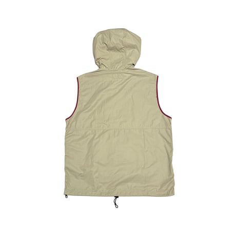 【USED】90's-00's A Sport Technical Hooded Anorak Vest Beige