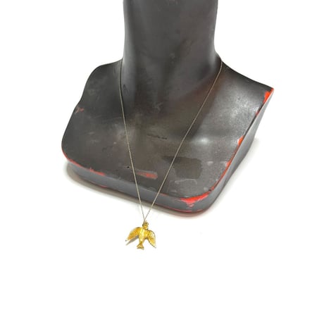 【BOOMBABA BOUTIQUE】(No.15) Bird Necklace 14K gold-filled chain