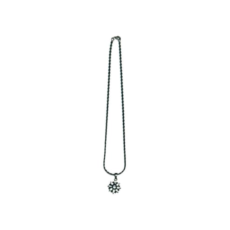 【USED】Vintage Silver 925 Native American–Style White Buffalo Cluster Pendant Necklace