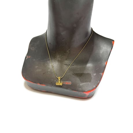 【BOOMBABA BOUTIQUE】(No.29) Stamp "Love" Pendant Necklace Gold-filled
