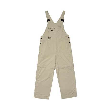 【USED】Columbia 2001SS Convertible Detachable Overalls Greige