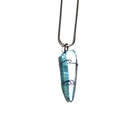 【BOOMBABA BOUTIQUE】(No.23) Vintage Blue Gemstone Necklace