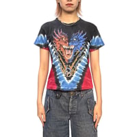 【USED】90's DUELING DRAGONS “Choose Thy Fate” Tie-Dye Baby T-shirt