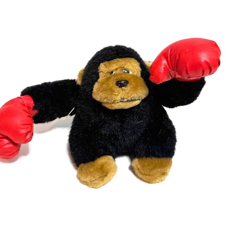 【USED】90's MARO-CASH BOXING GORILLA PLUSH TOY