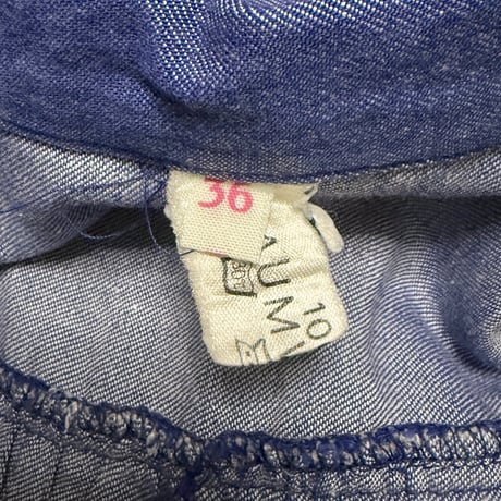 【USED】70's–80's Chambray Sailor Dress
