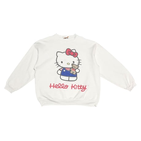 【USED】90's Sanrio Smiles Hello Kitty Oversized Graphic Sweatshirt