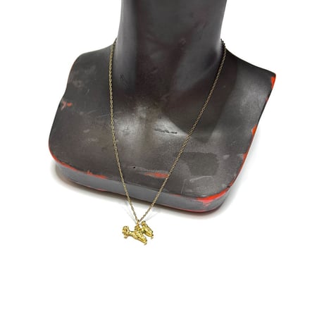 【BOOMBABA BOUTIQUE】(No.16) Poodle Couple Necklace Gold-filled