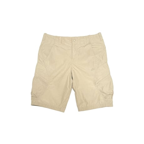 【USED】00's NIKE Technical Side Pocket Shorts Light Beige