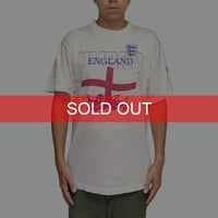 【USED】90's UMBRO England Soccer France ’98 Football Graphic T-shirt