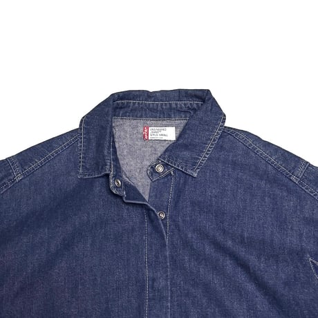 【USED】00's Levi’s ENGINEERED JEANS 3D-Cut Indigo Denim Shirt