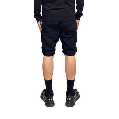 【USED】ARMANI EXCHANGE 2016SS Ripstop Zip Cargo Shorts Black