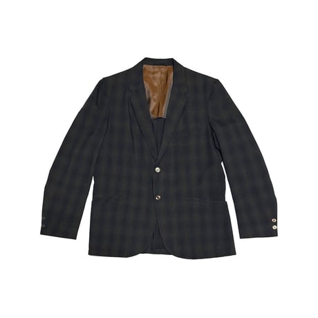 【USED】60's-70's Penney’s TOWNCRAFT Dark Plaid Tailored Jacket