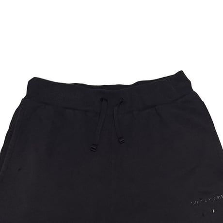 【USED】1017 ALYX 9SM 21AW–22SS Studded Destroyed Sweat Track Pants Black