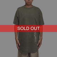 【USED】90's HAZ-MAT Robot Graphic T-shirt Olive