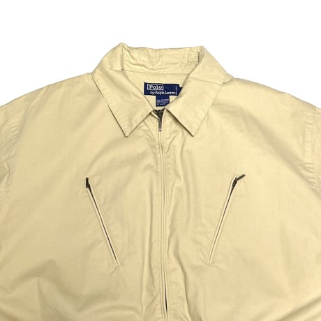 【USED】90's-00's Polo by Ralph Lauren Cotton Safari Jacket Beige