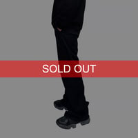【USED】00's ARMANI JEANS Black Flared Pants