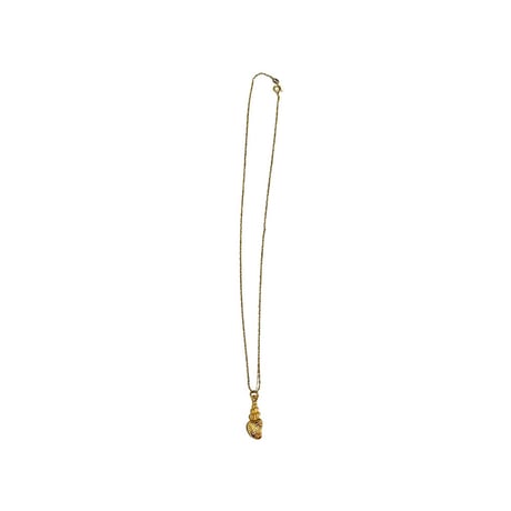 【BOOMBABA BOUTIQUE】(No.17) Sea Shell Pendant Necklace 12K gold-filled