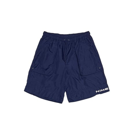 【USED】00's NIKE Ripstop Nylon Swim Shorts Navy