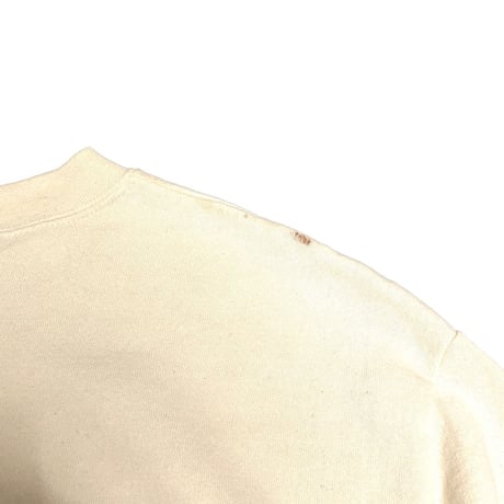 【USED】90's Robert J. May Chocolate Labrador Retriever Art Sweatshirt Ivory