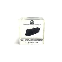【USED】1994 NCSC “MAIDEN CONTRACT” COAL RESIN OBJECT / ISRAEL