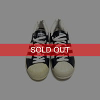【USED】80's adidas SUPERSTAR Black × White Made in France