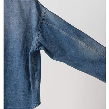 【YENN】[Y264-41139] DENIM ZIP UP JACKET
