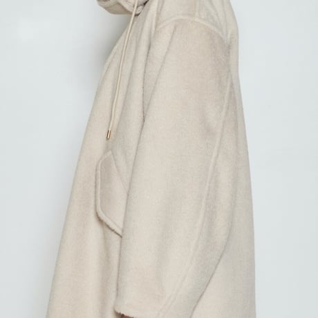 【CHIGNON】[7265-337MK] ｼｬｷﾞｰﾌｰﾃﾞｯﾄﾞｺｰﾄ