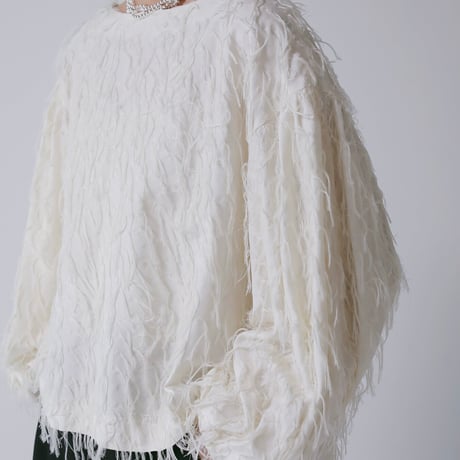 【CHIGNON】[1266-661NH] ｶｯﾄJQﾎﾞﾘｭｰﾑｽﾘｰﾌﾞBL