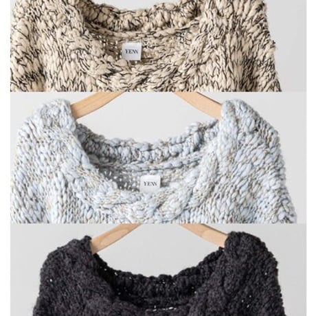 【YENN】[Y264-91130] HAND SLUB MIX PO