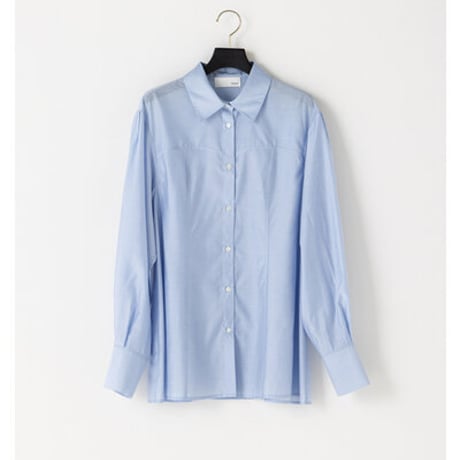 【Mewl】SHEER CURVY SHIRT[M264-18167]