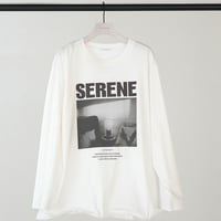 【CHIGNON】[8465-441KO] ﾜｲﾔｰﾍﾑPHOTOﾛﾝTEE