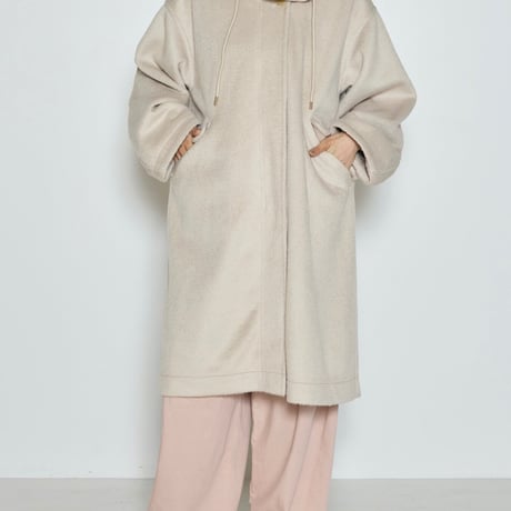 【CHIGNON】[7265-337MK] ｼｬｷﾞｰﾌｰﾃﾞｯﾄﾞｺｰﾄ