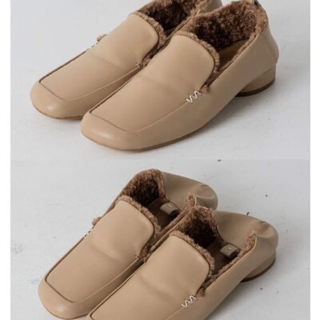 【YENN】[Y264-02143] KIDSKIN SOFT LOAFER