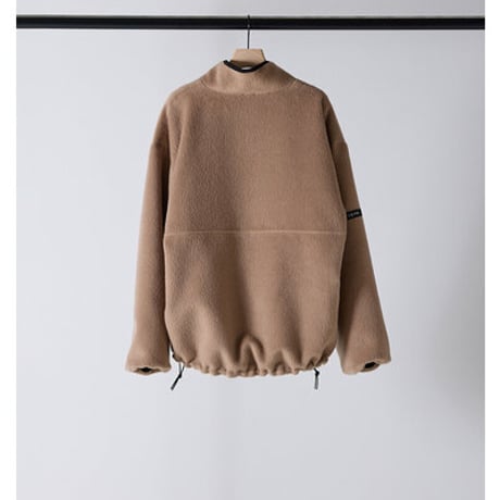 ★追加生産決定商品★【YENN】SHAGGY HALF ZIP JK（納期：10月下旬～11月上旬）[Y254-41126-7]