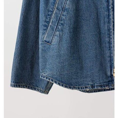 【YENN】[Y264-41139] DENIM ZIP UP JACKET