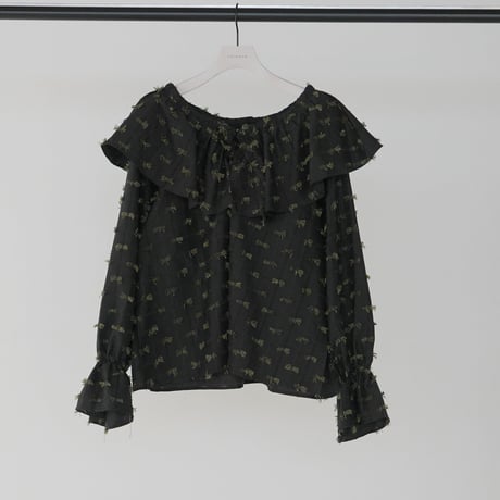 【CHIGNON】[1265-379NH] ｶｯﾄJQﾄﾞﾛｽﾄｶﾗｰBL