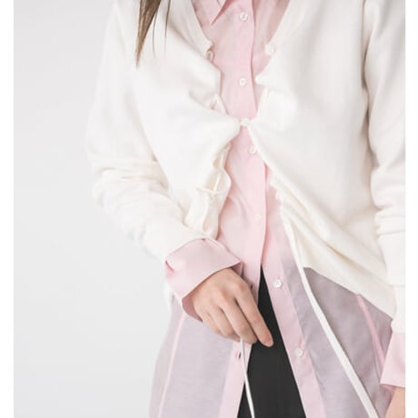 【Mewl】SHEER CURVY SHIRT[M264-18167]