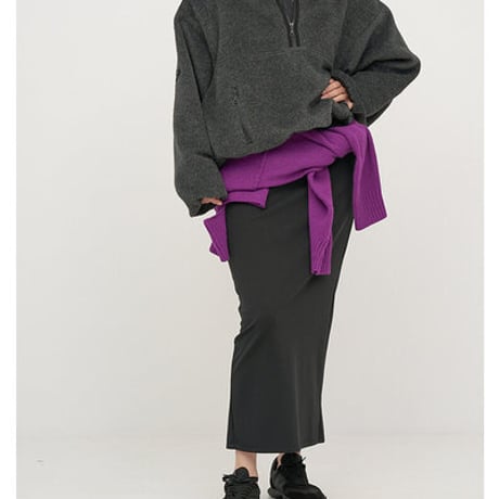 ★追加生産決定商品★【YENN】SHAGGY HALF ZIP JK（納期：10月下旬～11月上旬）[Y254-41126-7]