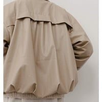 【YENN】[Y264-42119] LEATHER LIKE BLOUSON