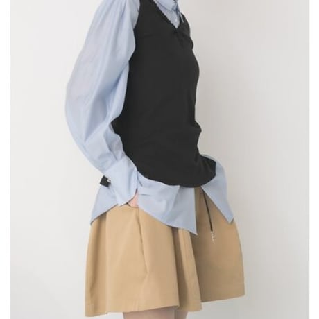 【Mewl】SHEER CURVY SHIRT[M264-18167]