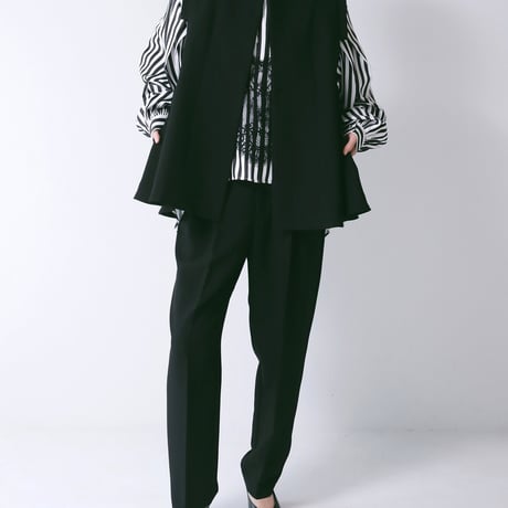【CHIGNON】[1866-620MK] ｽﾄﾗｲﾌﾟｲﾚﾍﾑSH（ﾌﾞﾗｯｸﾜﾝｶﾗｰ）