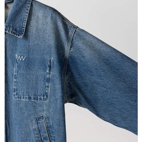 【YENN】[Y264-41139] DENIM ZIP UP JACKET