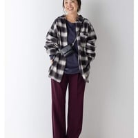 【YENN】[Y264-11123] WASHED PLAID SHIRT