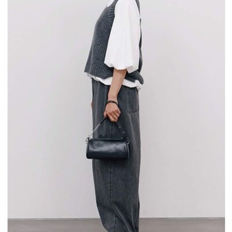 【YENN】[Y264-91131] CHUNKY KNIT VEST