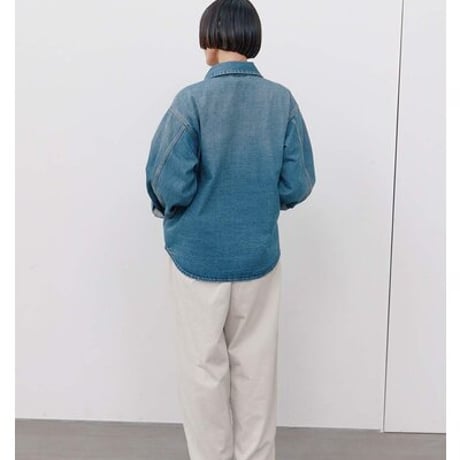 【YENN】[Y264-41139] DENIM ZIP UP JACKET