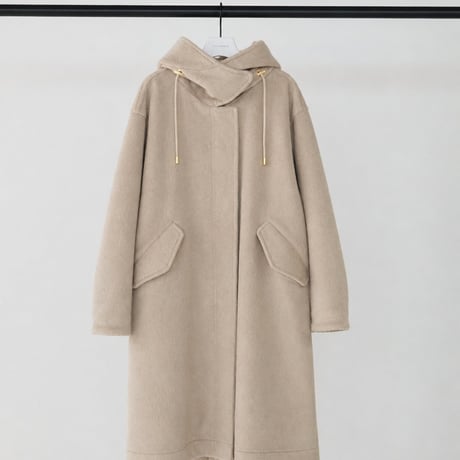 【CHIGNON】[7265-337MK] ｼｬｷﾞｰﾌｰﾃﾞｯﾄﾞｺｰﾄ
